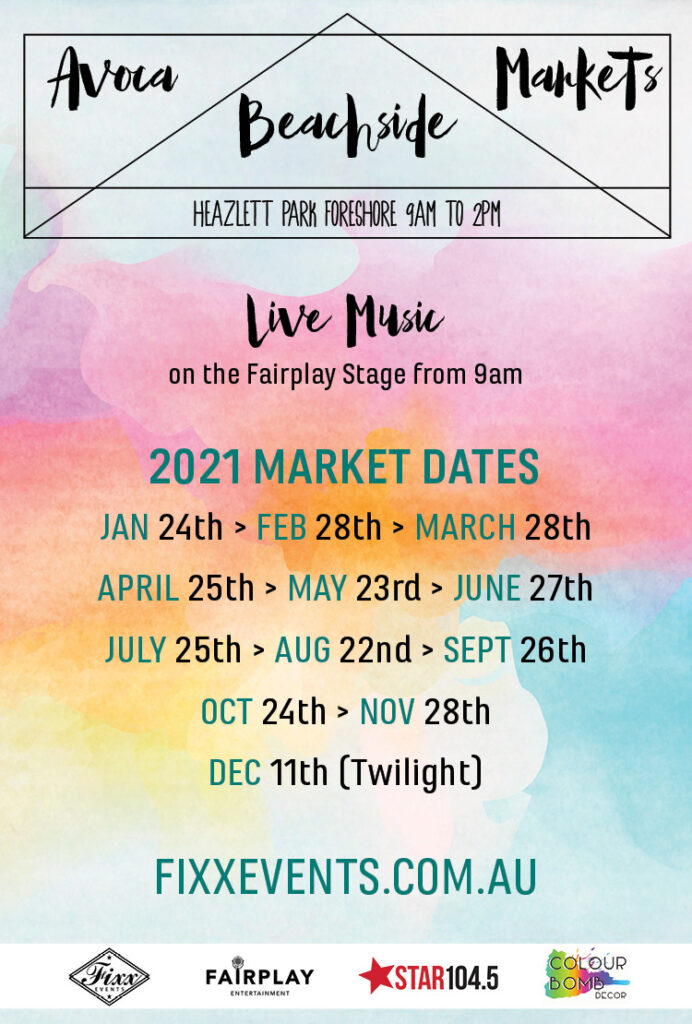 Avoca Beachside Markets Information Fixx Events
